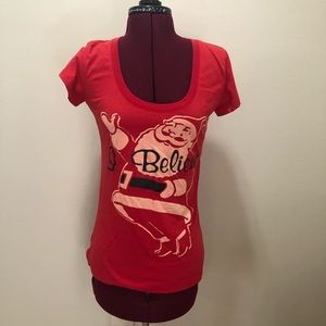 L.O.L. Vintage “I Believe” Santa shirt